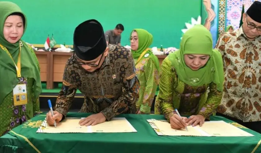 Foto: KEMENDES GANDENG MUSLIMAT NU UNTUK PERKUAT PEMBANGUNAN DESA INKLUSIF