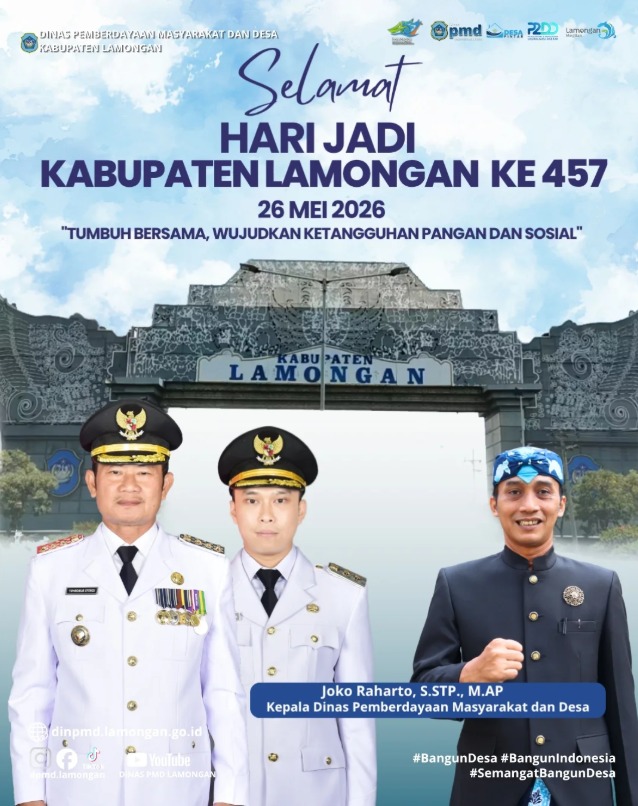 Foto: DIRGAHAYU KABUPATEN LAMONGAN KE-457