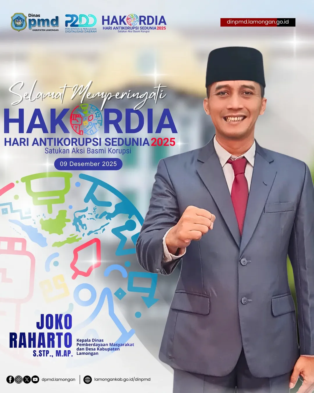 Foto: SELAMAT MEMPERINGATI HARI ANTIKORUPSI SEDUNIA (HAKORDIA)