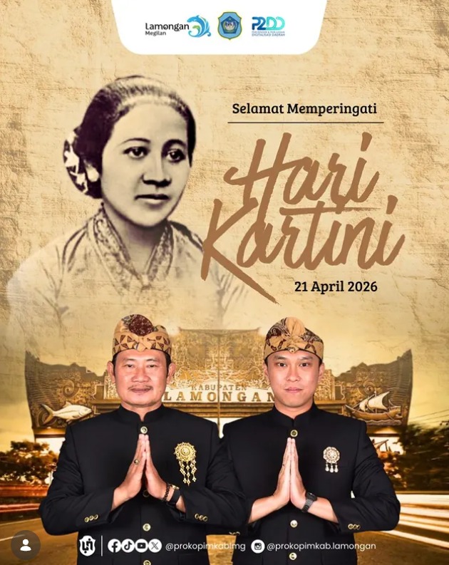Foto: PEMERINTAH KABUPATEN LAMONGAN MEMPERINGATI HARI KARTINI 2026