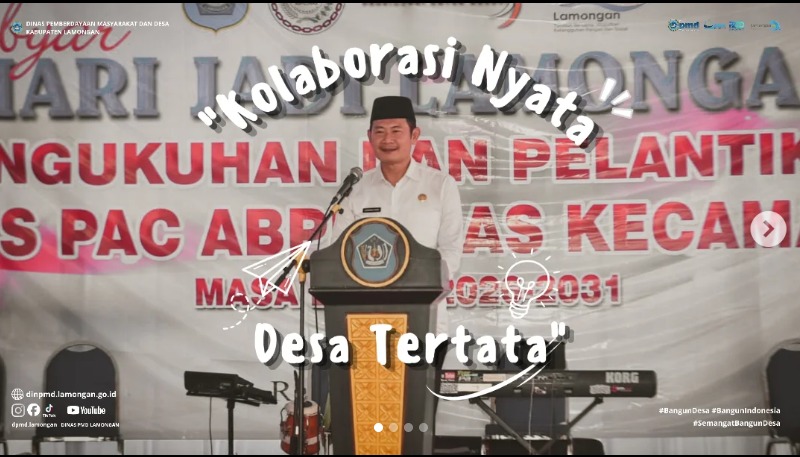 Foto: KADIS PMD HADIRI ACARA PENGUKUHAN DAN PELANTIKAN PAC ABPEDNAS KECAMATAN TURI