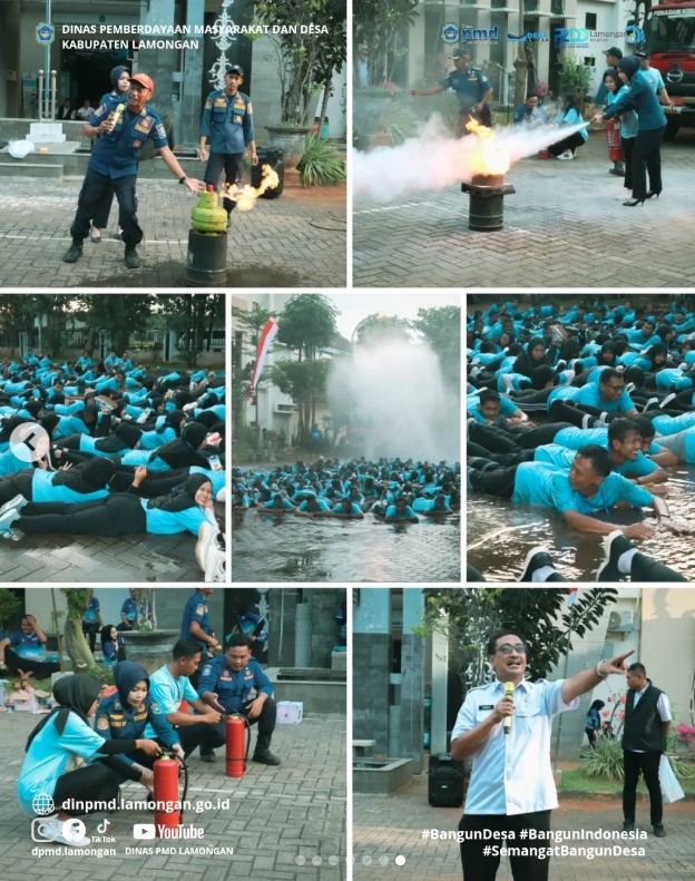 Foto: HARI KEDUA PRIMA DESA: APARATUR DESA KABUPATEN LAMONGAN PERKUAT TATA KELOLA DAN KESIAPSIAGAAN BENCANA