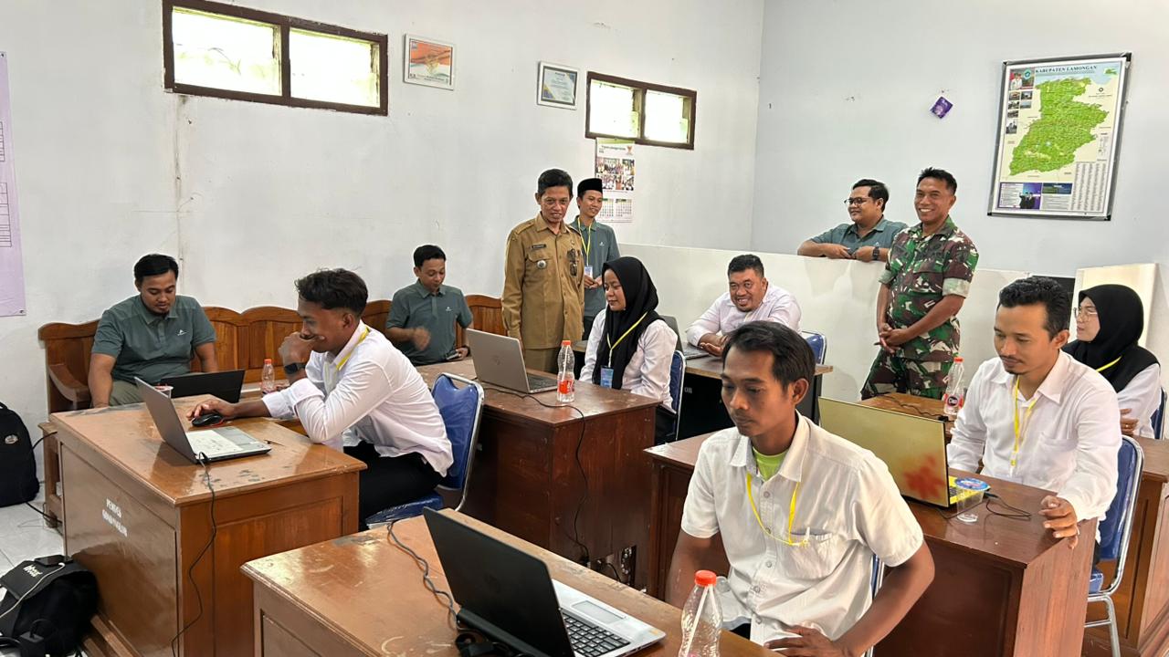 Foto: PELAKSANAAN UJIAN PENJARINGAN PERANGKAT DESA GONDANGLOR