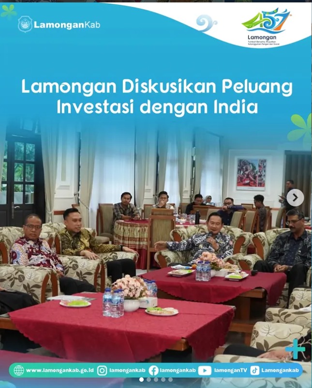 Foto: Lamongan Diskusikan Peluang Investasi dengan India
