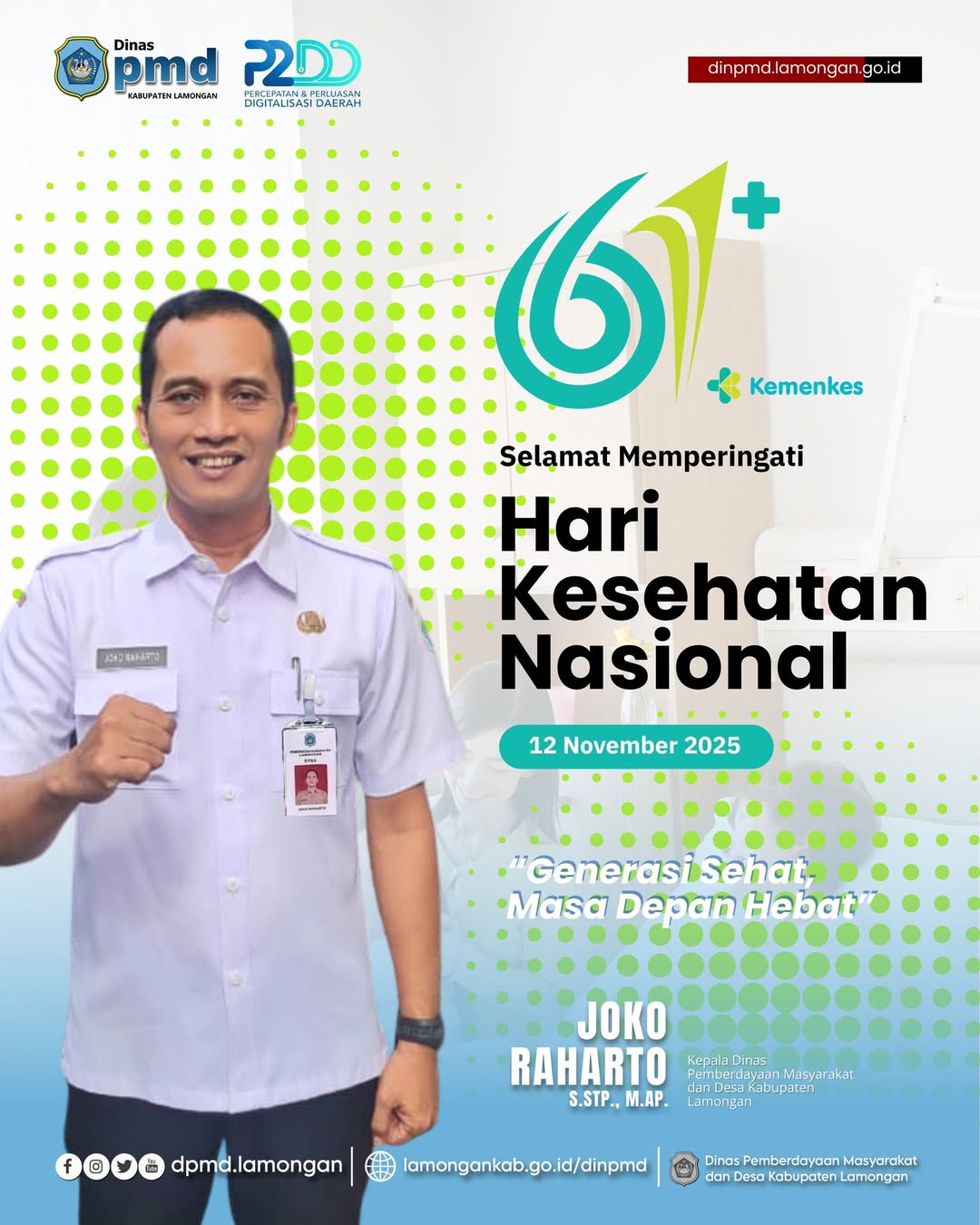 Foto: SELAMAT MEMPERINGATI HARI KESEHATAN NASIONAL NASIONAL KE-61