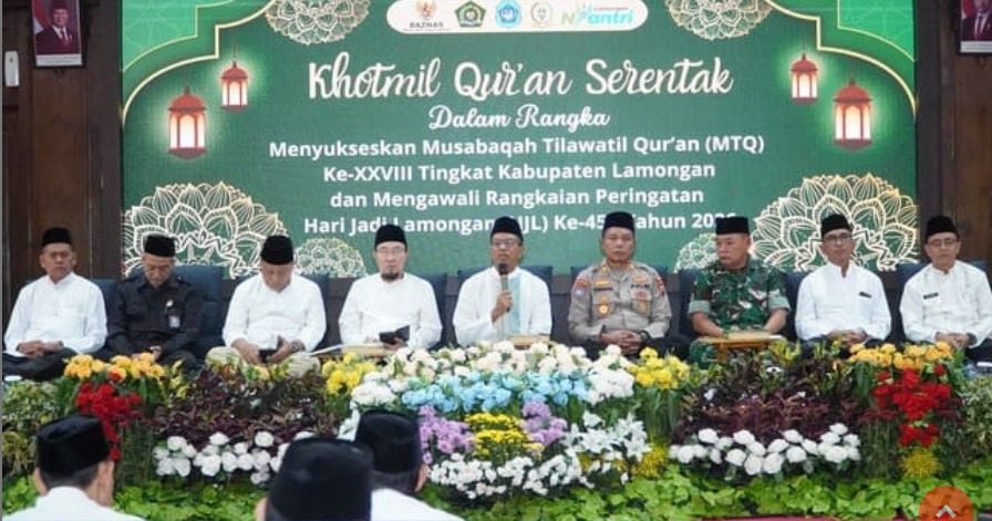 Foto: HJL ke-457 Lamongan Dibuka Khotmil Quran, Target Sukseskan MTQ
