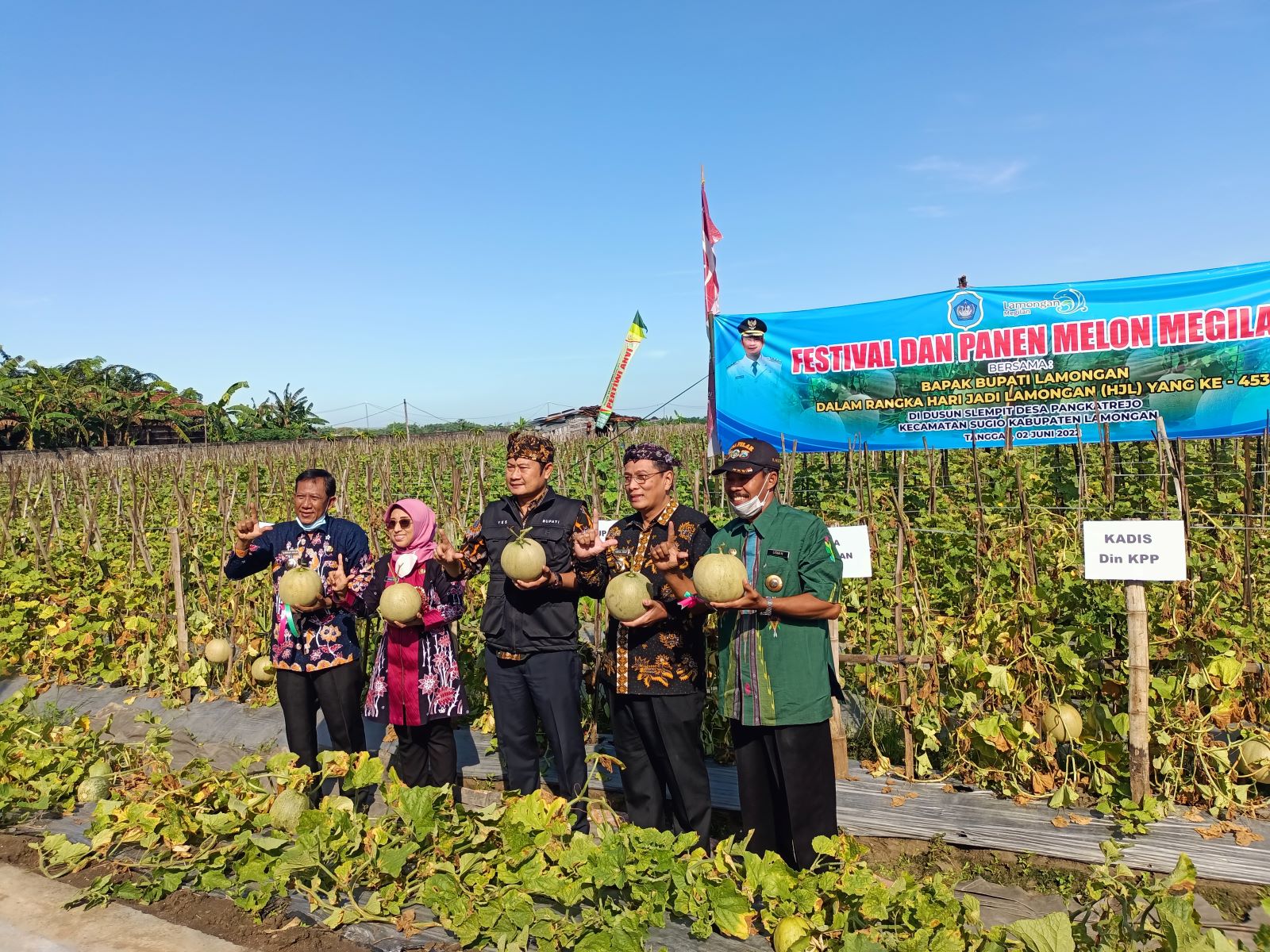 Foto: SENTRA BUDIDAYA MELON DESA PANGKATREJO JADI POTENSI PERTANIAN UNGGULAN