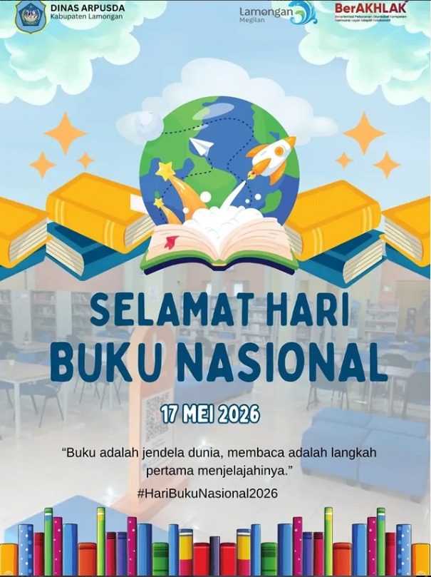 Foto: SELAMAT HARI BUKU NASIONAL 17 MEI 2026