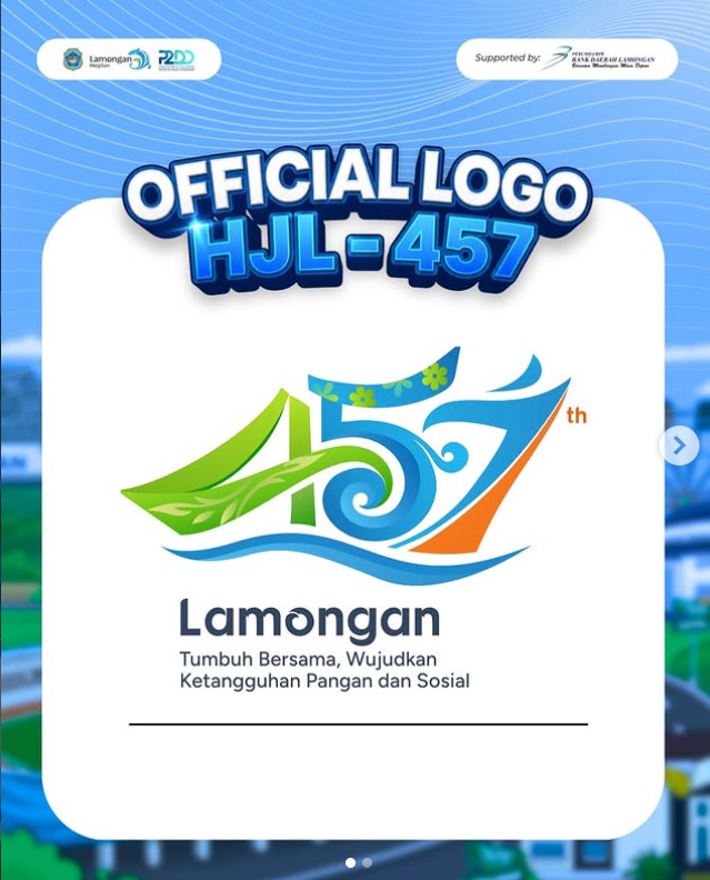 Foto: LOGO HJL KE-457 RESMI DIRILIS, BAWA SEMANGAT BARU UNTUK LAMONGAN