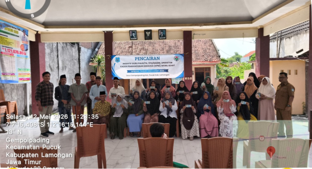 Foto: PENCAIRAN BLT-DD TAHUN 2026 DESA GEMPOLPADING BERJALAN TERTIB DAN LANCAR