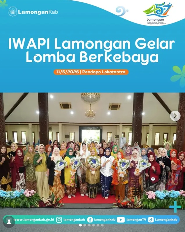 Foto: IWAPI LAMONGAN GELAR LOMBA BERKEBAYA