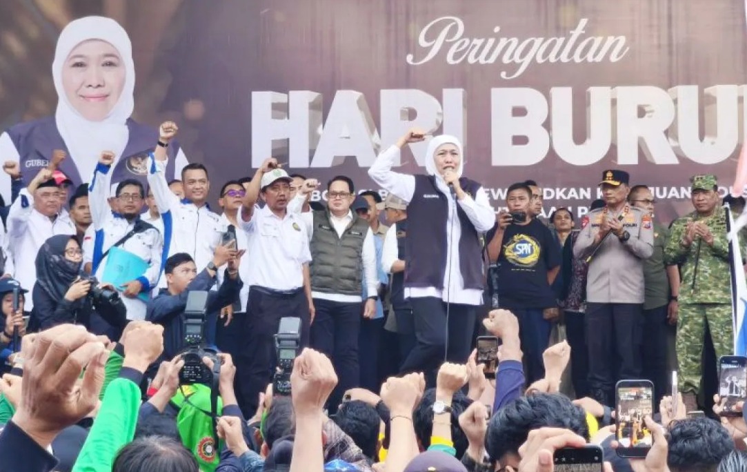 Foto: PEMPROV JATIM SIAPKAN PERDA PESANGON UNTUK TINDAK LANJUTI ASPIRASI BURUH