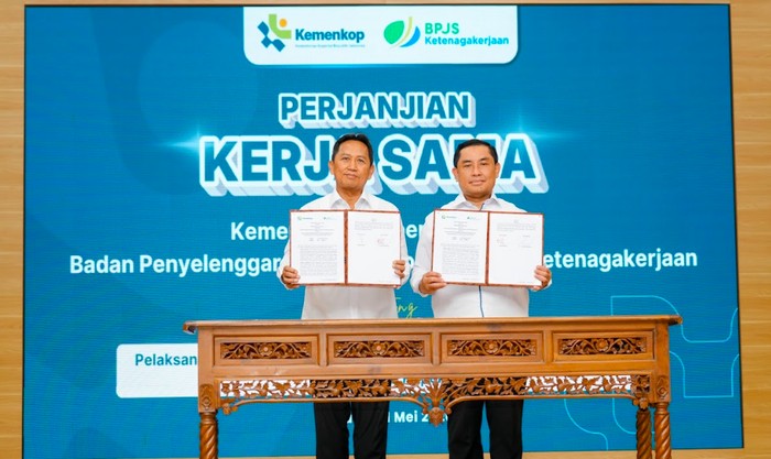 Foto: KEMENKOP DAN BPJS KETENAGAKERJAAN PERLUAS PERLINDUNGAN BAGI EKOSISTEM KOPERASI