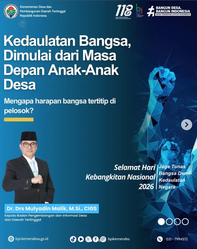 Foto: SELAMAT HARI KEBANGKITAN NASIONAL KE-118 TAHUN 2026!