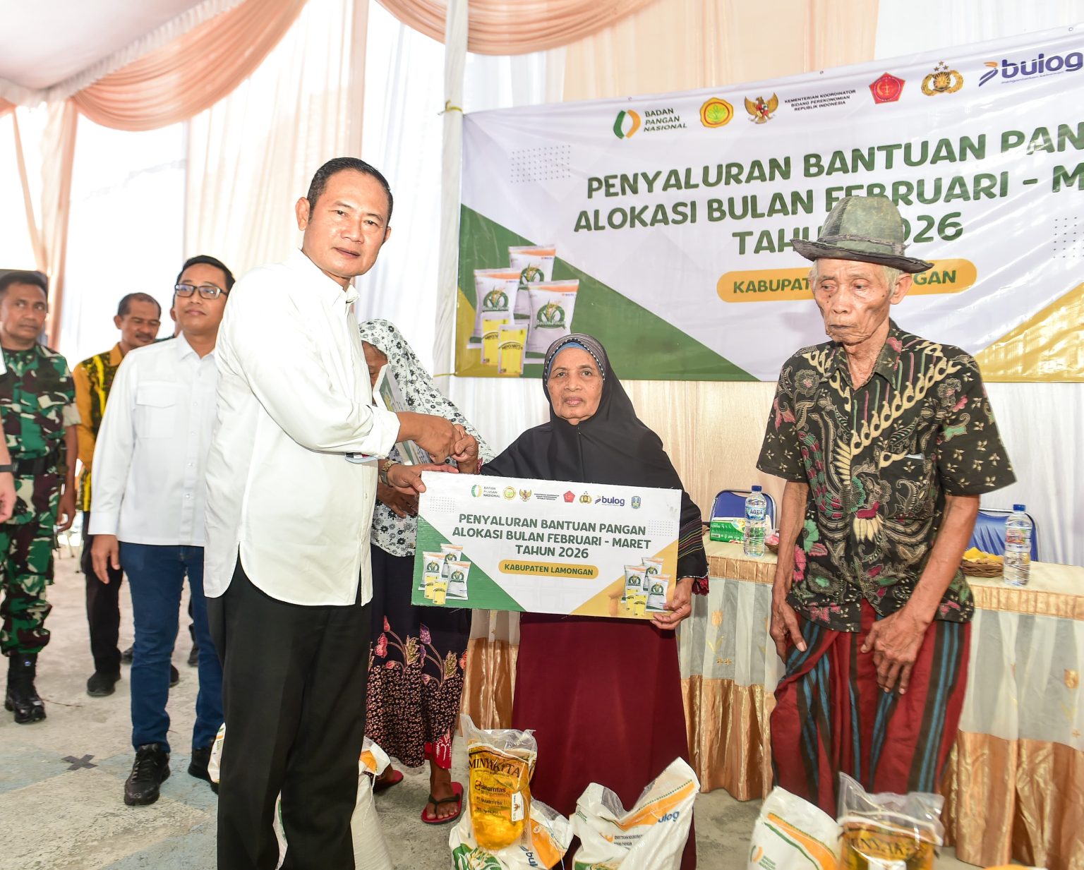 Foto: Sasar 177.486 Keluarga Penerima,Pemkab Lamongan Pastikan Bantuan Pangan Tepat Sasaran