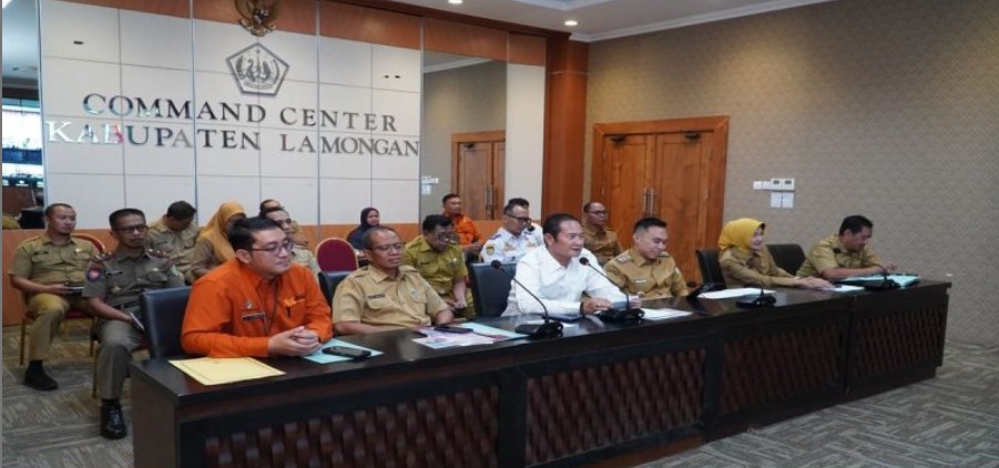 Foto: Pemkab Lamongan Siaga Lebaran, Camat Diminta Waspadai Bencana Hidrometeorologi