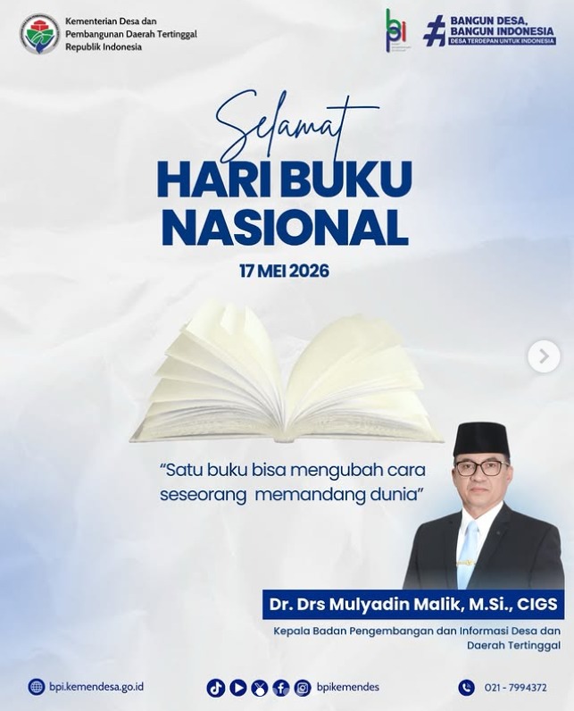 Foto: SELAMAT HARI BUKU NASIONAL 2026