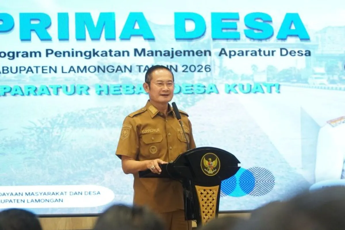 Foto: BUPATI LAMONGAN DORONG PERANGKAT DESA ADAPTIF HADAPI TANTANGAN PELAYANAN