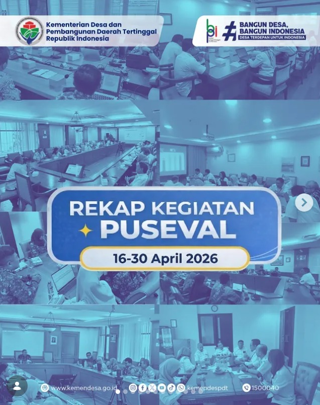Foto: REKAP KEGIATAN PUSEVAL KEMENDES PDT