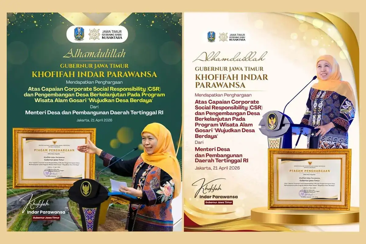 Foto: PEMPROV JATIM RAIH CSR DAN PDB AWARD 2026, DESA WISATA GOSARI JADI CONTOH PENGEMBANGAN BERKELANJUTAN