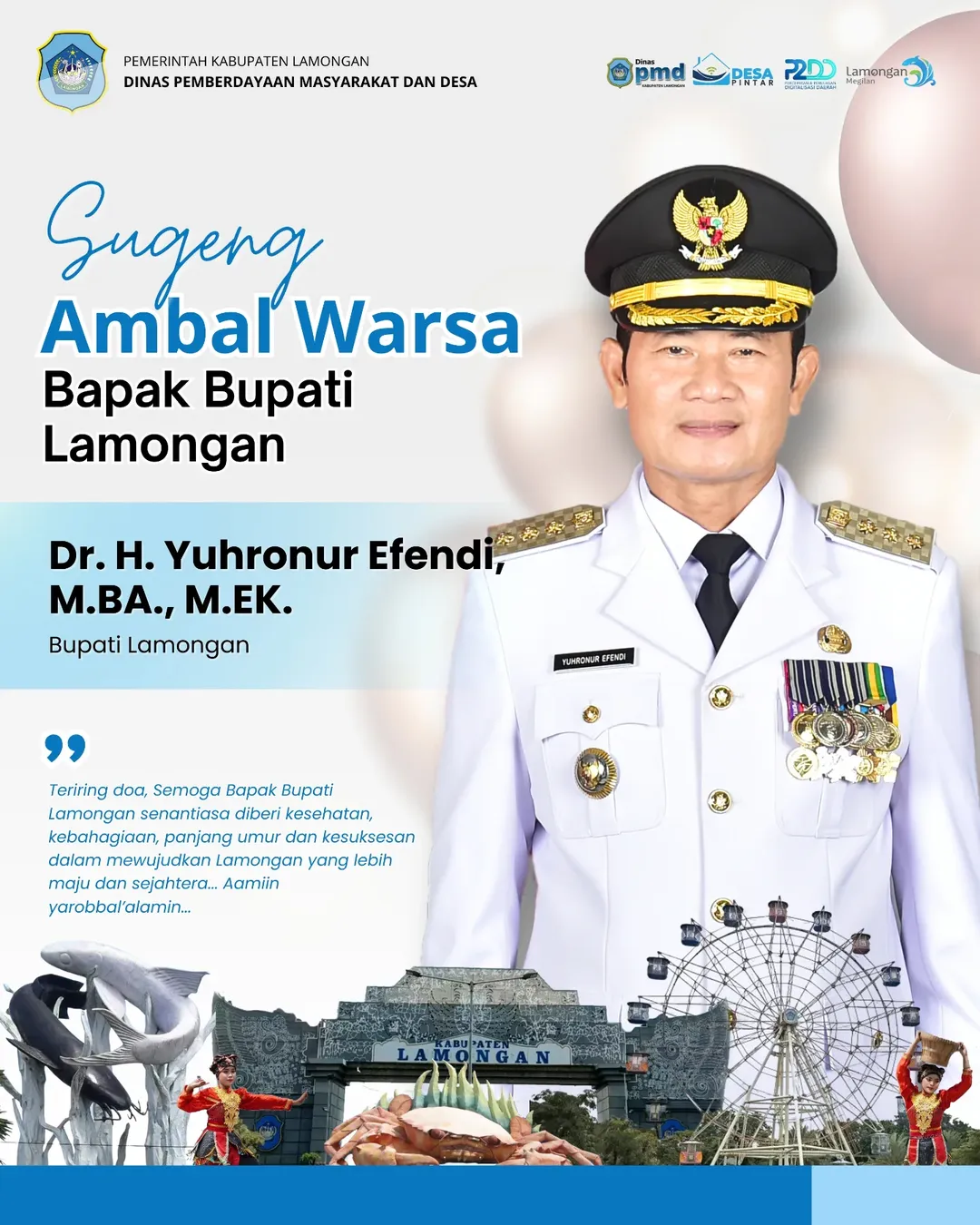 Foto: SUGENG AMBAL WARSA BAPAK BUPATI LAMONGAN