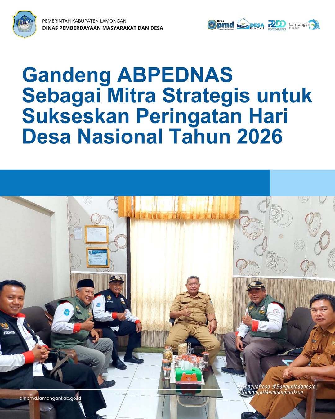 Foto: GANDENG ABPEDNAS SEBAGAI MITRA STRATEGIS UNTUK SUKSESKAN PERINGATAN HARI DESA NASIONAL TAHUN 2026