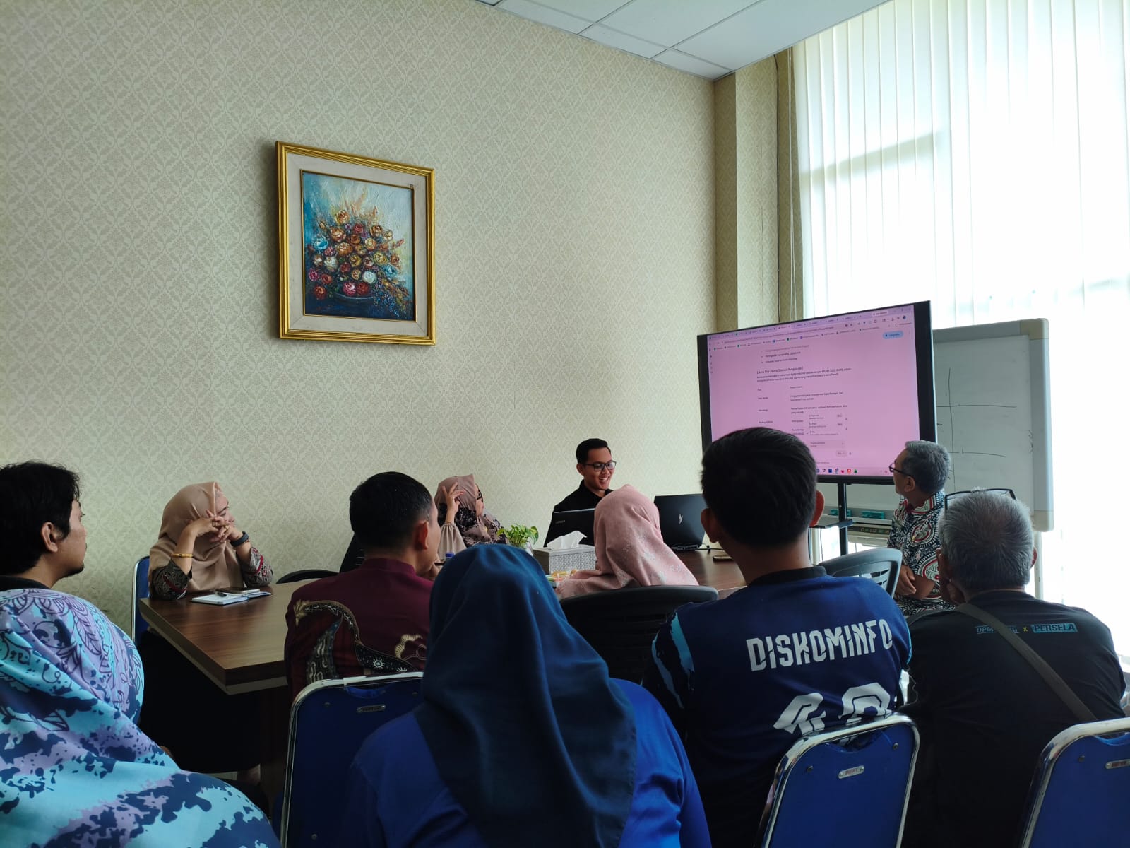 Foto: Kegiatan Desk Pohon Kinerja di Bapperida