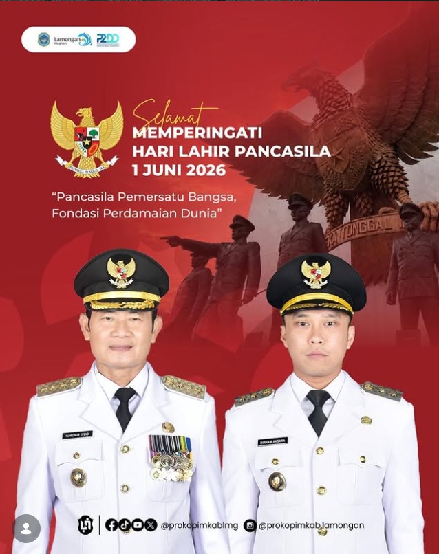 SELAMAT MEMPERINGATI HARI LAHIR PANCASILA 1 JUNI 2026