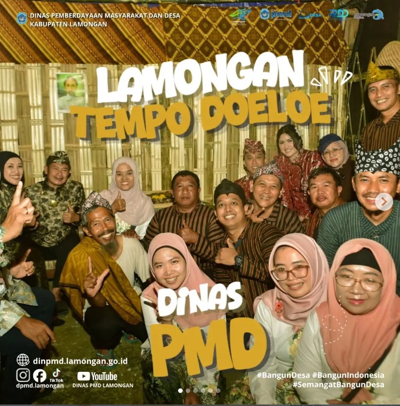 DINAS PMD LAMONGAN IKUT MERAMAIKAN “LAMONGAN TEMPO DOELOE” 2026