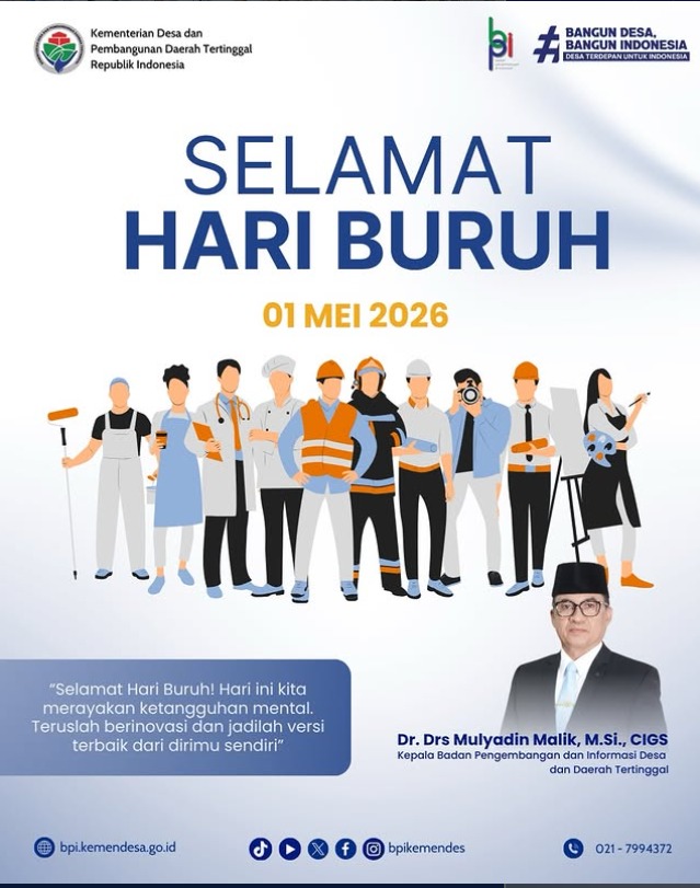 Foto: SELAMAT MEMPERINGATI HARI BURUH INTERNASIONAL 2026