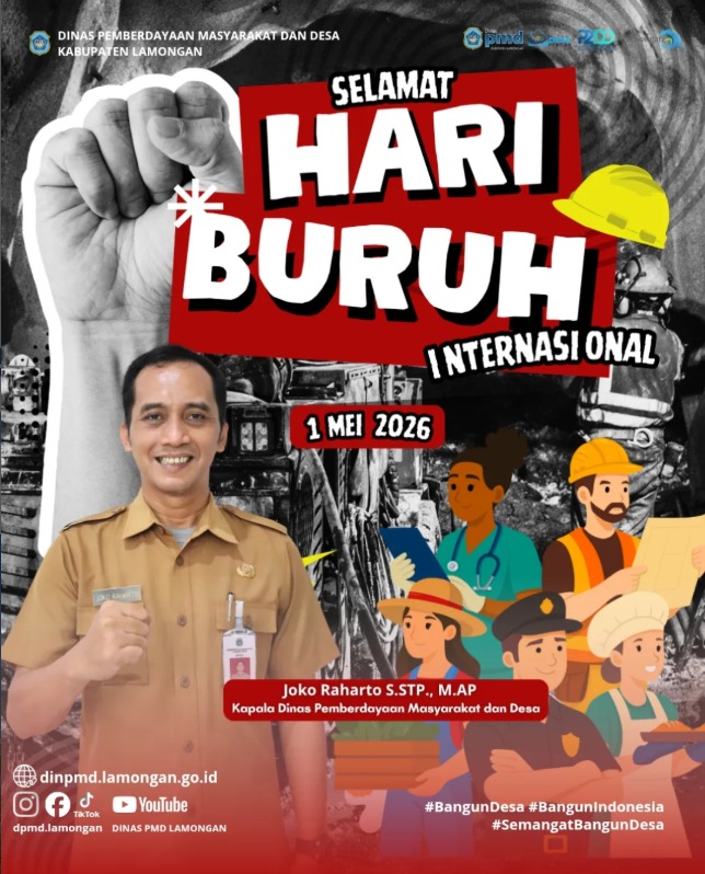 Foto: SELAMAT MEMPERINGATI HARI BURUH INTERNASIONAL, 1 MEI 2026!