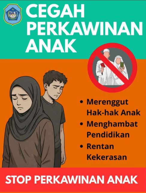 Foto: CEGAH PERKAWINAN ANAK, SELAMATKAN MASA DEPAN MEREKA!