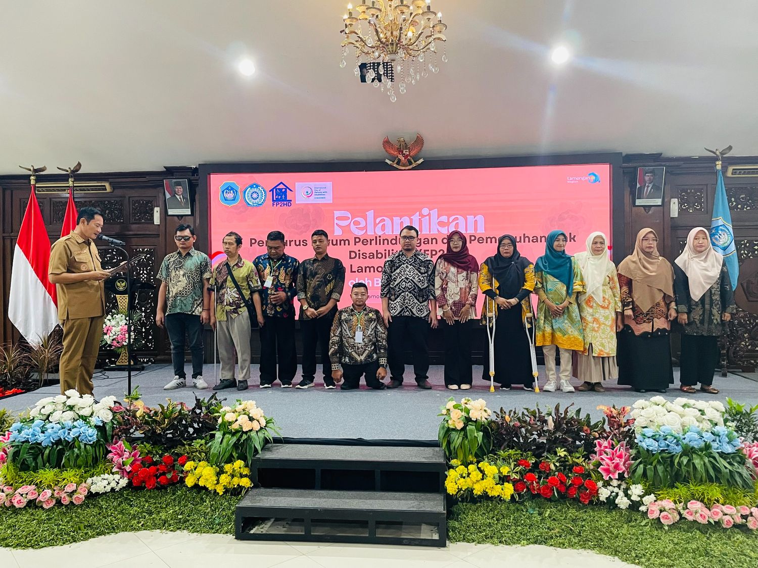 Festifal difabel pada Peringatan Hari Disabilitas Internasional (HDI) dan Pelantikan Pengurus Forum Perlindungan dan Pemenuhan Hak Disabilitas (FP2HD) Kabupaten Lamongan
