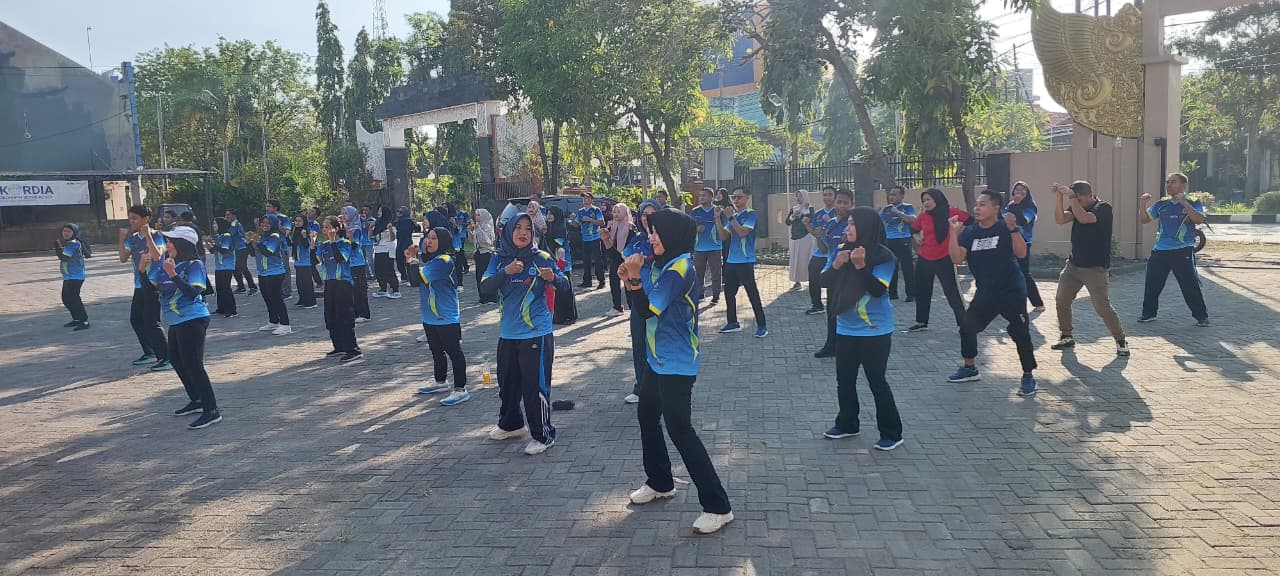 Senam Pagi Dinas Sosial