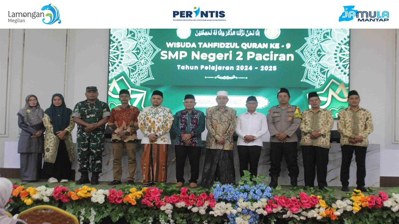 MENGHADIRI WISUDA TAHFIDZUL QUR'AN IX SMPN 2 PACIRAN