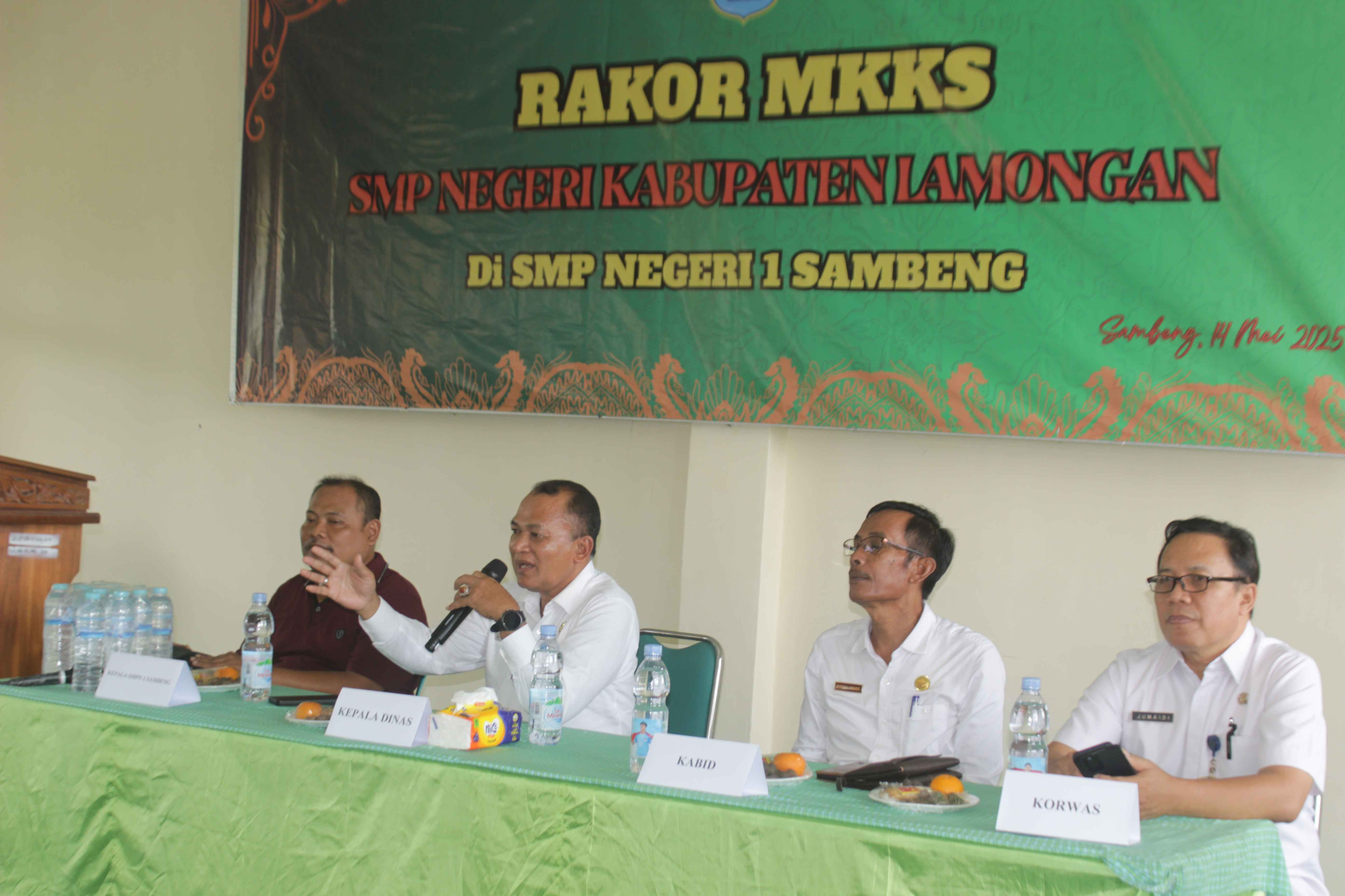 RAPAT KOORDINASI MKKS SMP NEGERI SE KABUPATEN LAMONGAN