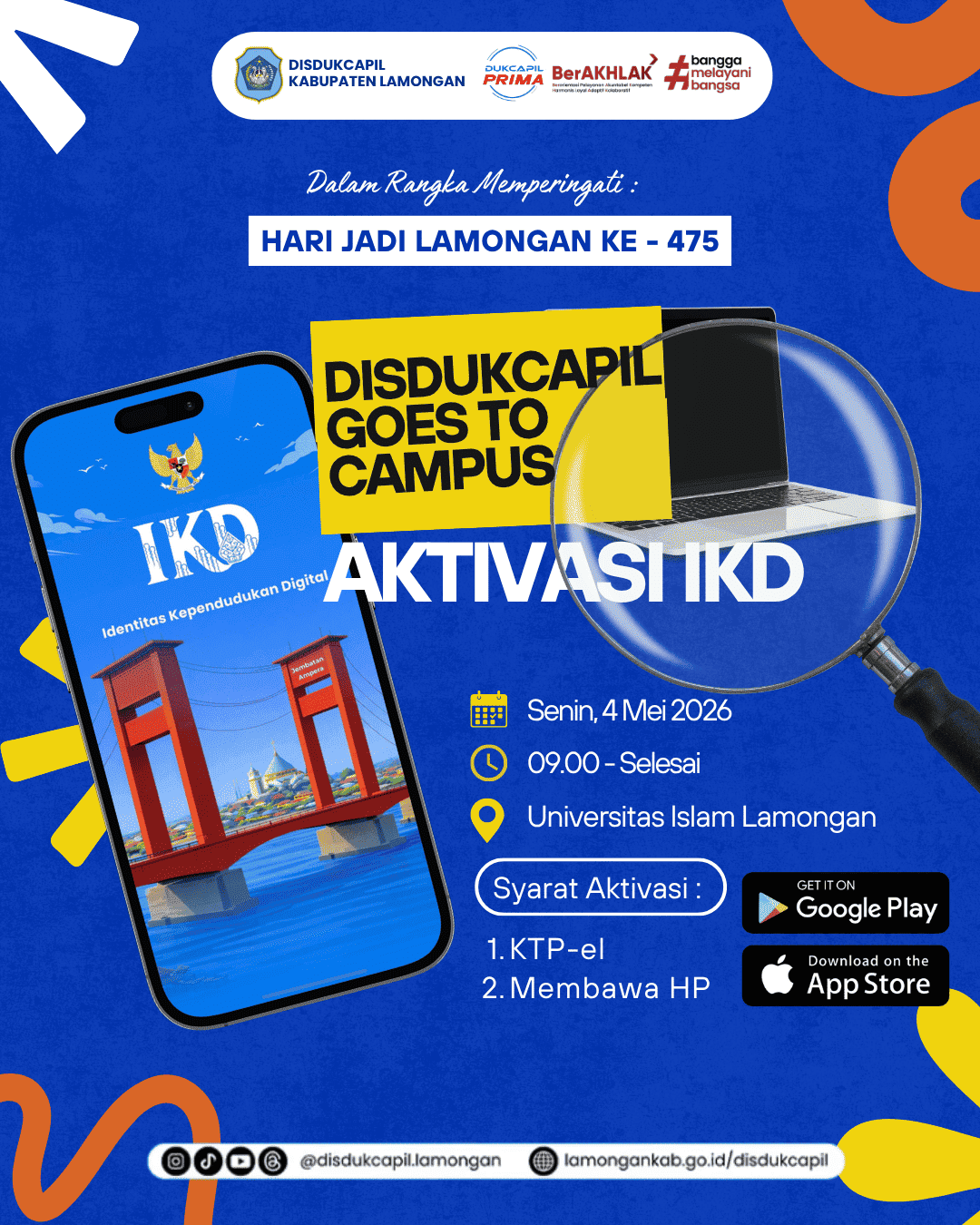 DISDUKCAPIL GOES TO CAMPUS