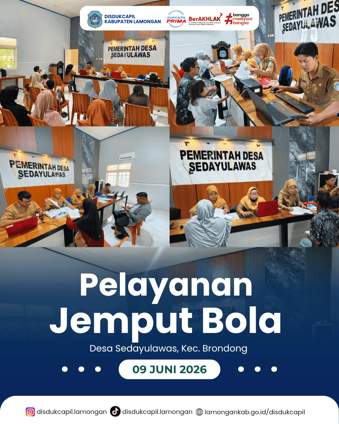 Foto: Pelayanan Jemput Bola di Desa Sedayulawas