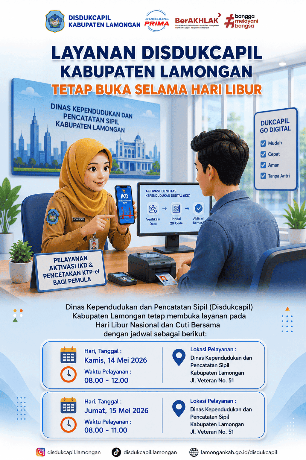Selama Libur Pelayanan Tetap Buka