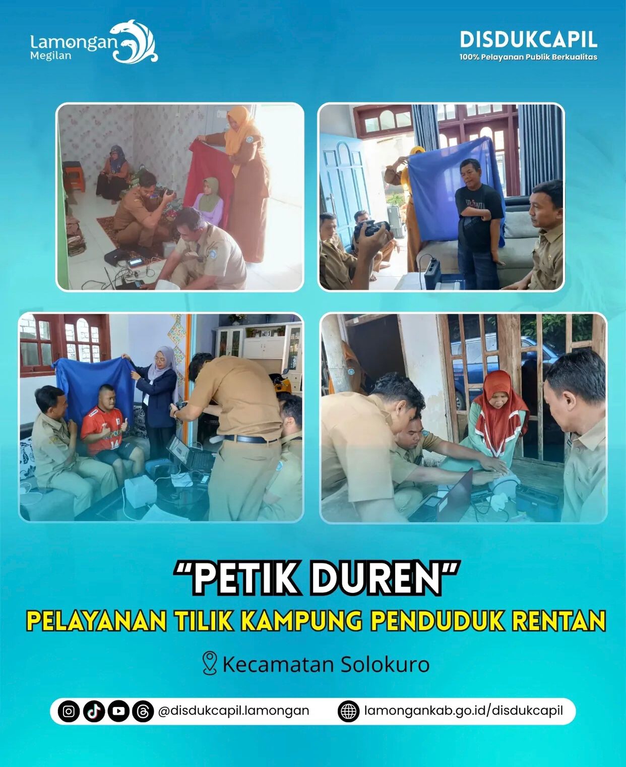 Foto: Tak Perlu ke Kantor Dukcapil, Layanan Adminduk Kini Datang Menyapa Kecamatan Solokuro