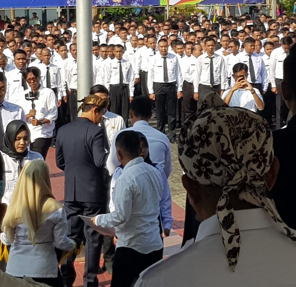 Pelantikan CPSN & PPPK di lingkungan Dinas Kependudukan dan Pencatatan Sipil Kabupaten Lamongan