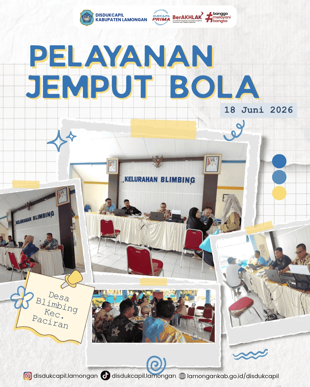 Pelayanan Jemput Bola di Desa Blimbing
