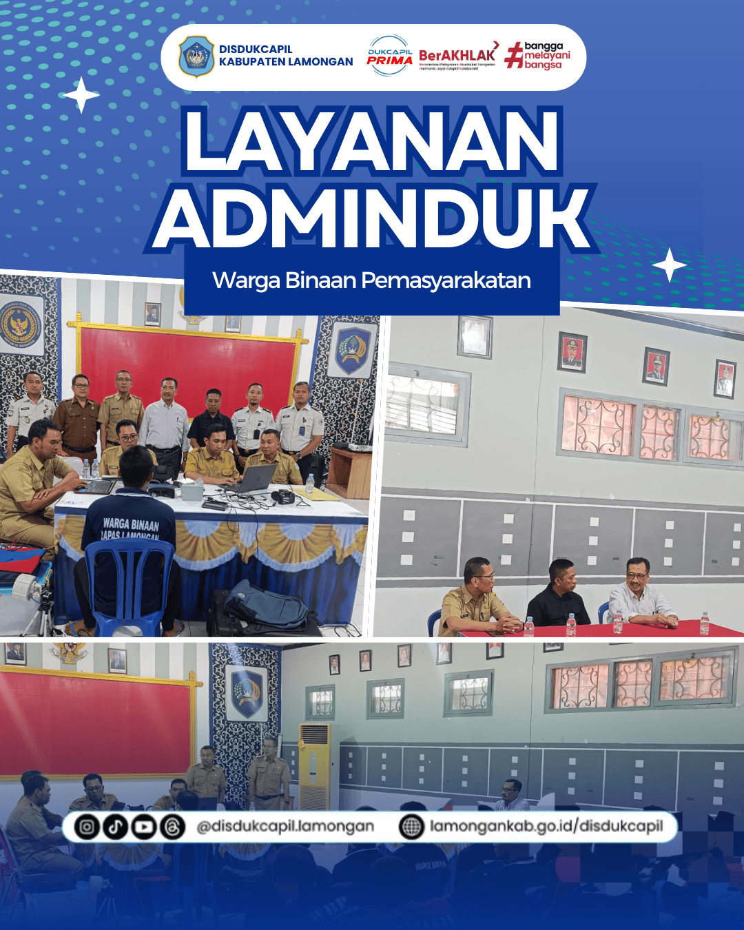 Foto: Pelayanan Adminduk untuk Warga Binaan Pemasyarakatan di Lapas Lamongan