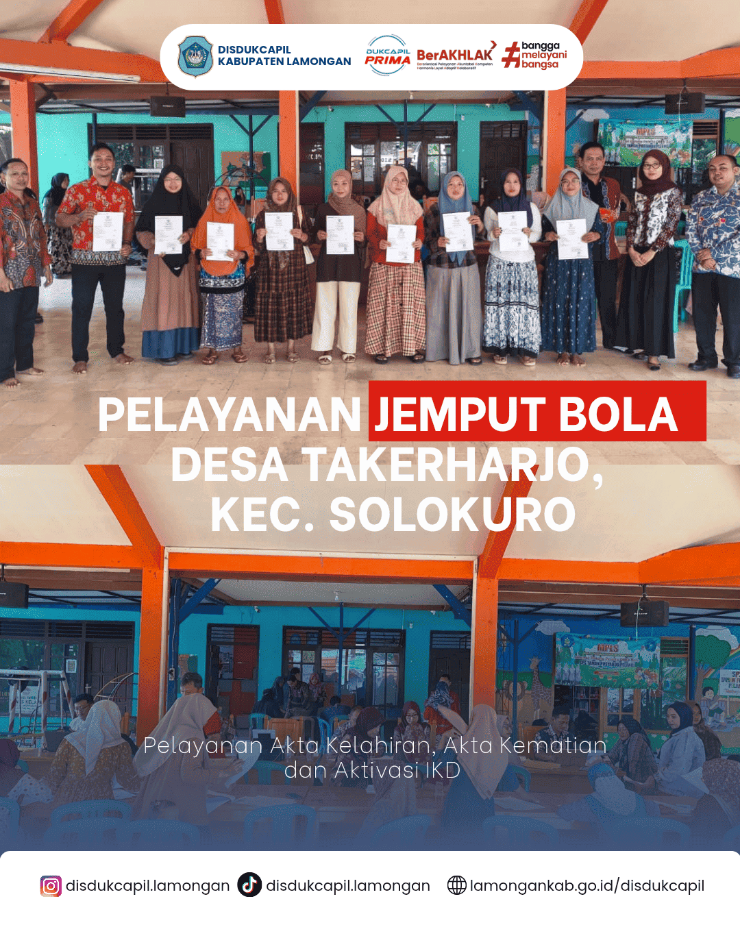 Pelayanan Jemput Bola di Desa Takerharjo