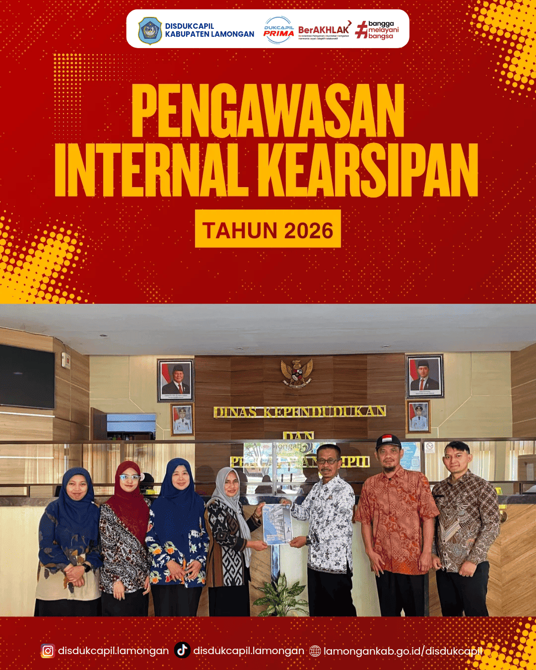 Foto: Kunjungan Tim Pengawasan Internal Kearsipan Tahun 2026