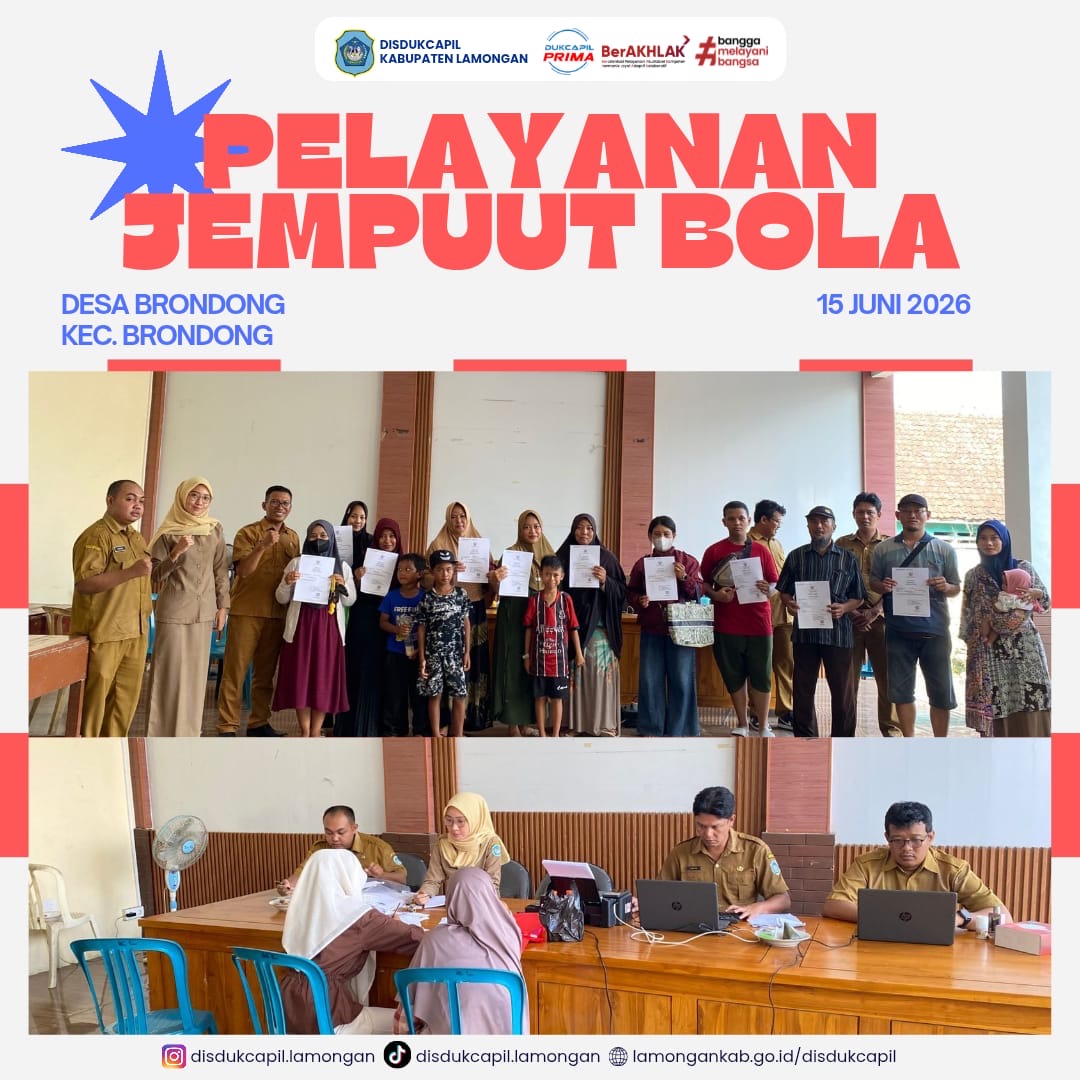 Pelayanan Jemput Bola di Desa Brondong