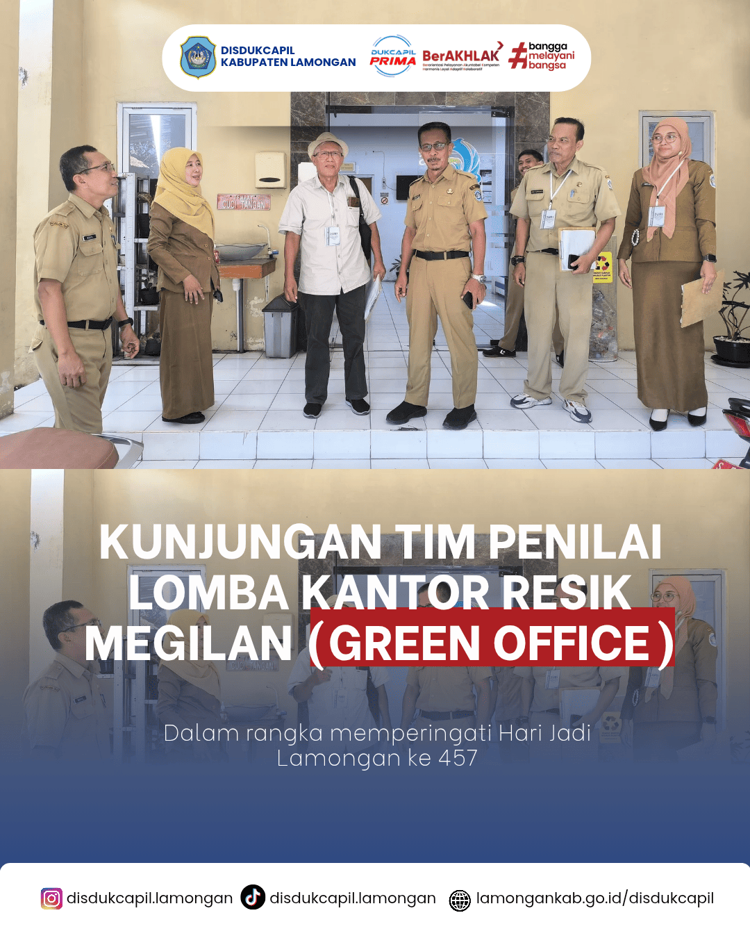Foto: Kunjungan Tim Penilai Lomba Green Office