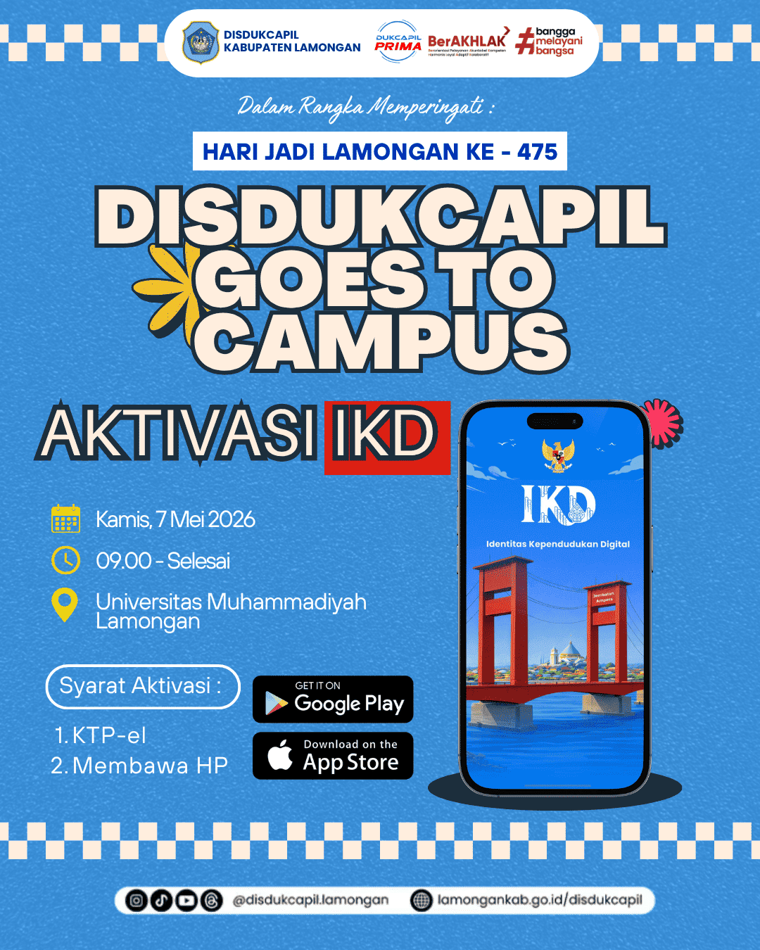 DISDUKCAPIL GOES TO CAMPUS