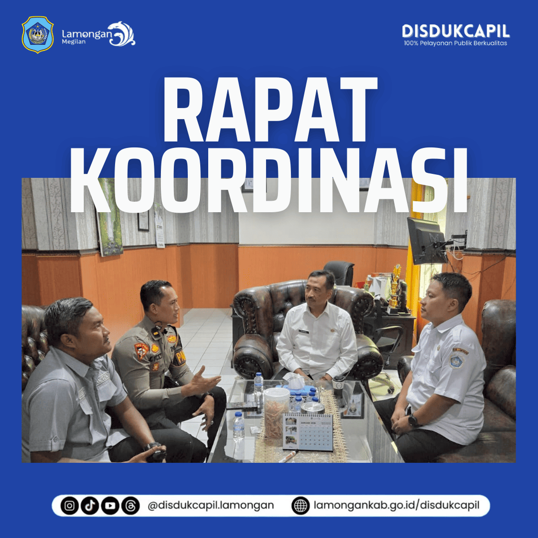 Polres Lamongan Kunjungi Disdukcapil, Koordinasikan Pelayanan Identitas Kependudukan bagi Penyandang Disabilitas