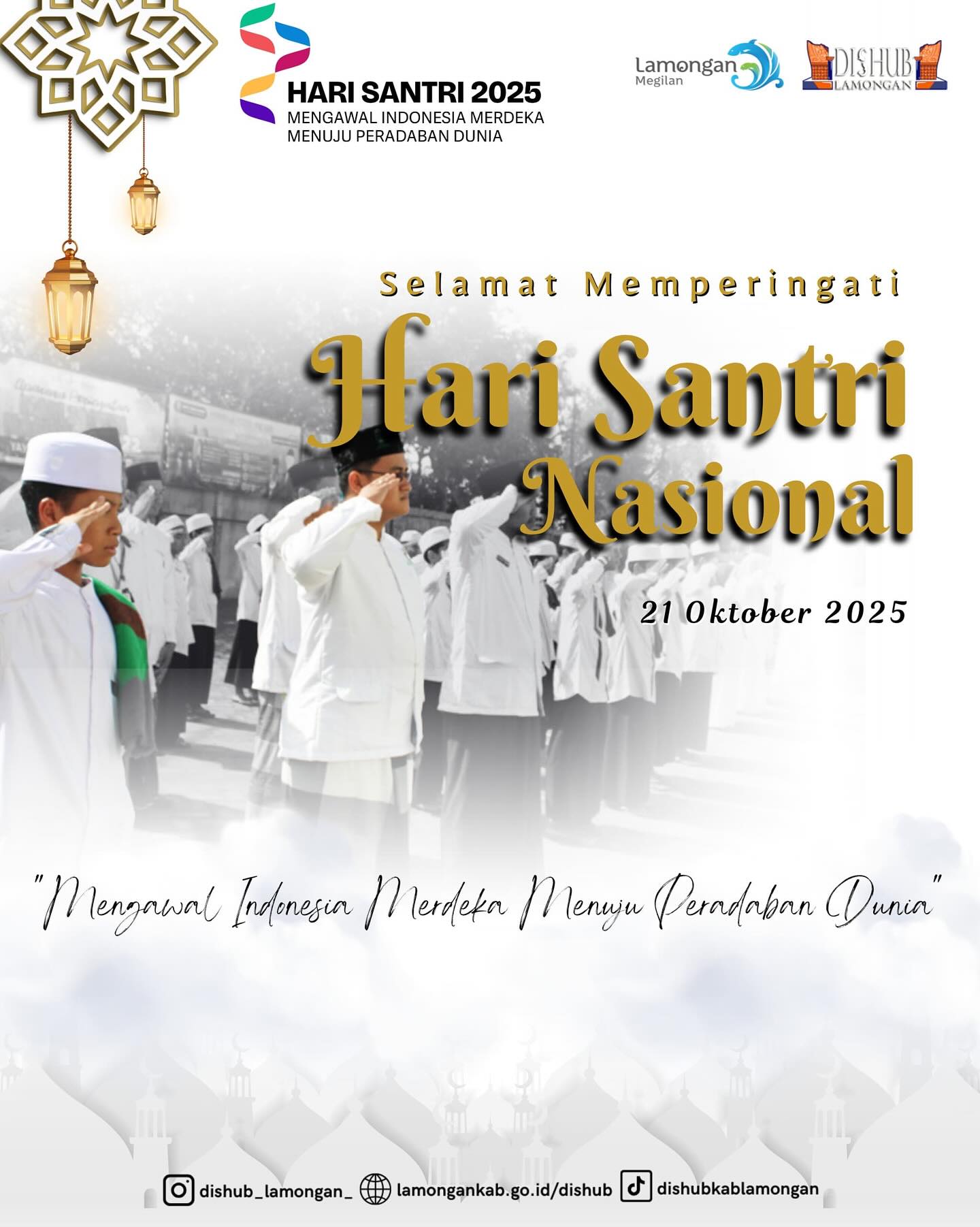 Foto: Ucapan Selamat Hari Santri 2025